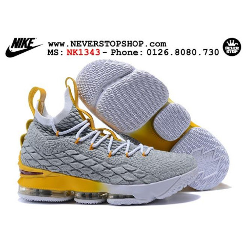 Nike Lebron 15 Grey Yellow