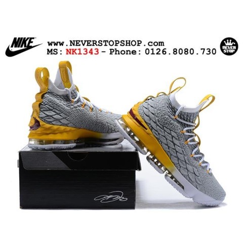 Nike Lebron 15 Grey Yellow