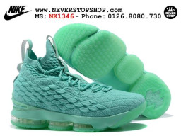 Giày Nike Lebron 15 Mint nam nữ hàng chuẩn sfake replica 1:1 real chính hãng giá rẻ tốt nhất tại NeverStopShop.com HCM