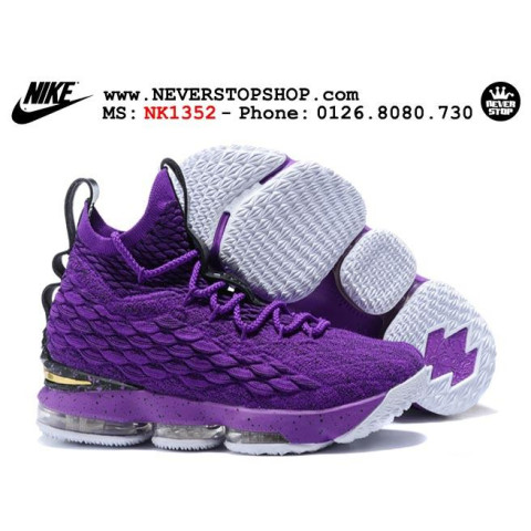 Nike Lebron 15 Purple Black Gold