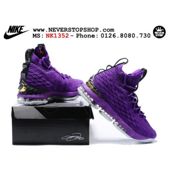Nike Lebron 15 Purple Black Gold