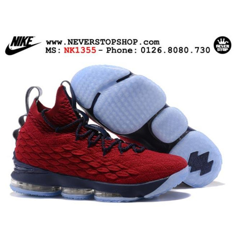 Nike Lebron 15 Red Navy Ice