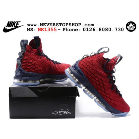 Nike Lebron 15 Red Navy Ice