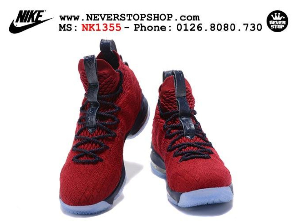 Giày Nike Lebron 15 Red Navy Ice nam nữ hàng chuẩn sfake replica 1:1 real chính hãng giá rẻ tốt nhất tại NeverStopShop.com HCM