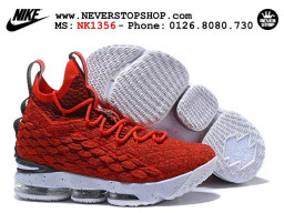 Giày Nike Lebron 15 Red White nam nữ hàng chuẩn sfake replica 1:1 real chính hãng giá rẻ tốt nhất tại NeverStopShop.com HCM