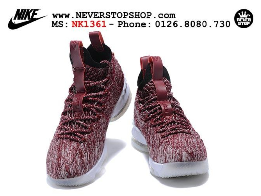 Giày Nike Lebron 15 Wine nam nữ hàng chuẩn sfake replica 1:1 real chính hãng giá rẻ tốt nhất tại NeverStopShop.com HCM