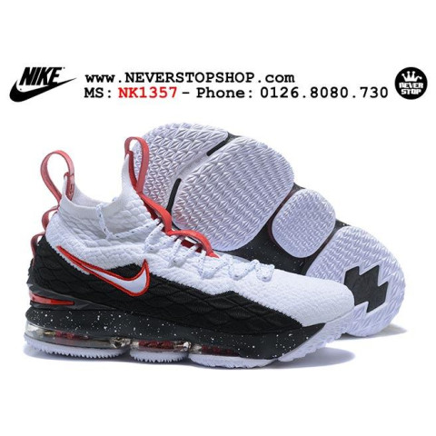 Nike Lebron 15 White Black Red