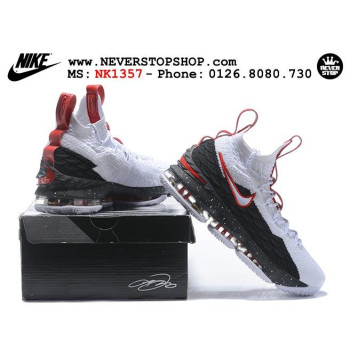 Nike Lebron 15 White Black Red