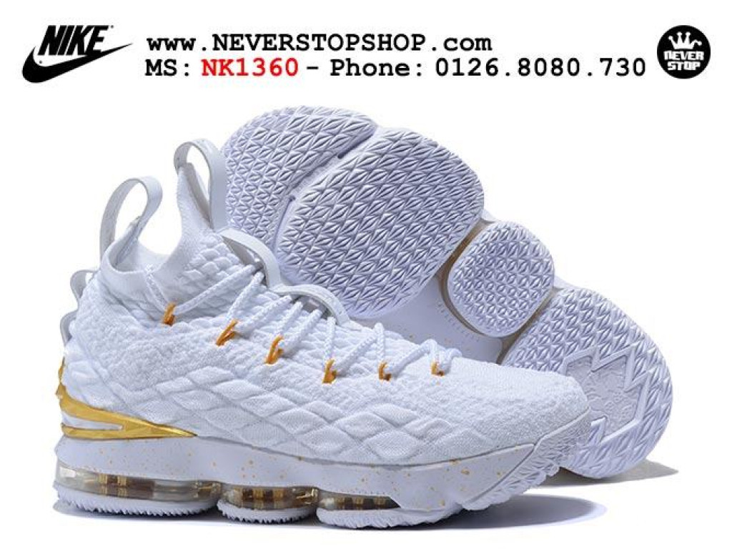 lebrons 15 white
