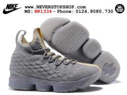 Giày Nike Lebron 15 Cool Grey Zip nam nữ hàng chuẩn sfake replica 1:1 real chính hãng giá rẻ tốt nhất tại NeverStopShop.com HCM