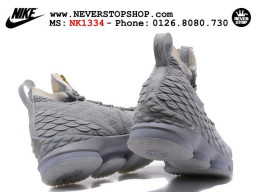 Giày Nike Lebron 15 Cool Grey Zip nam nữ hàng chuẩn sfake replica 1:1 real chính hãng giá rẻ tốt nhất tại NeverStopShop.com HCM