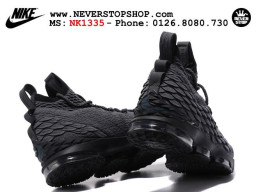 Giày Nike Lebron 15 Dark Grey nam nữ hàng chuẩn sfake replica 1:1 real chính hãng giá rẻ tốt nhất tại NeverStopShop.com HCM