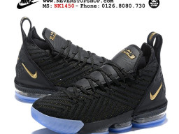 Giày Nike Lebron 16 Black Gold nam nữ hàng chuẩn sfake replica 1:1 real chính hãng giá rẻ tốt nhất tại NeverStopShop.com HCM