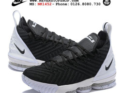 Giày Nike Lebron 16 Black White nam nữ hàng chuẩn sfake replica 1:1 real chính hãng giá rẻ tốt nhất tại NeverStopShop.com HCM
