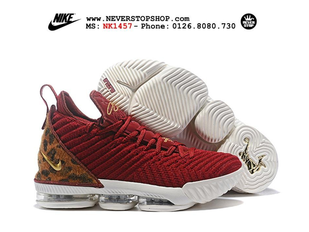 Giay bong r NIKE LEBRON 16 KING RED sfake replica chu n