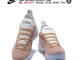 Giày Nike Lebron 16 White Multicolor nam nữ hàng chuẩn sfake replica 1:1 real chính hãng giá rẻ tốt nhất tại NeverStopShop.com HCM