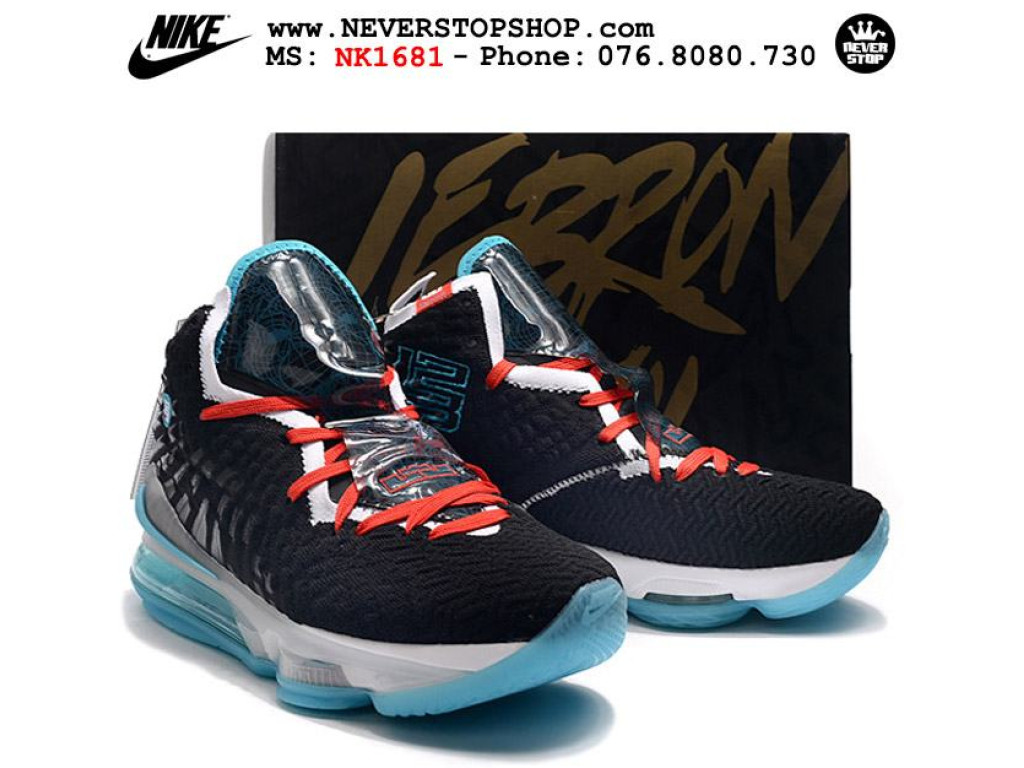 Giày Nike Lebron 17 Black Blue nam nữ hàng chuẩn sfake replica 1:1 real chính hãng giá rẻ tốt nhất tại NeverStopShop.com HCM
