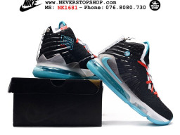Giày Nike Lebron 17 Black Blue nam nữ hàng chuẩn sfake replica 1:1 real chính hãng giá rẻ tốt nhất tại NeverStopShop.com HCM