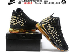 Giày Nike Lebron 17 Black Gold nam nữ hàng chuẩn sfake replica 1:1 real chính hãng giá rẻ tốt nhất tại NeverStopShop.com HCM
