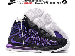 Giày Nike Lebron 17 Black Purple nam nữ hàng chuẩn sfake replica 1:1 real chính hãng giá rẻ tốt nhất tại NeverStopShop.com HCM