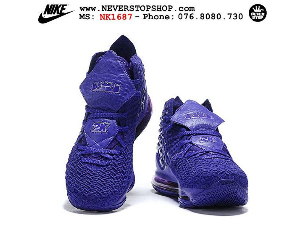 Giày Nike Lebron 17 Bron 2K nam nữ hàng chuẩn sfake replica 1:1 real chính hãng giá rẻ tốt nhất tại NeverStopShop.com HCM