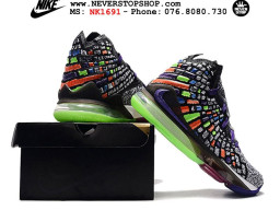 Giày Nike Lebron 17 Fruity Pebbles nam nữ hàng chuẩn sfake replica 1:1 real chính hãng giá rẻ tốt nhất tại NeverStopShop.com HCM