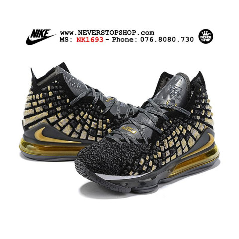 Nike Lebron 17 Grey Gold