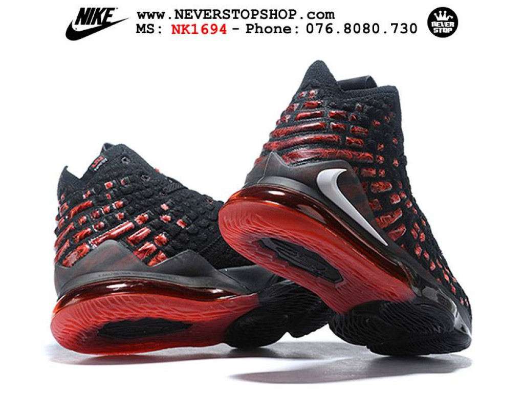 Giày Nike Lebron 17 Infrared nam nữ hàng chuẩn sfake replica 1:1 real chính hãng giá rẻ tốt nhất tại NeverStopShop.com HCM