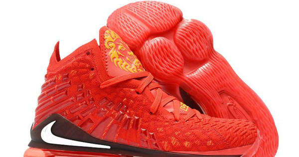 red lebron 17 low