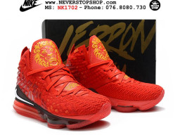 Giày Nike Lebron 17 Red nam nữ hàng chuẩn sfake replica 1:1 real chính hãng giá rẻ tốt nhất tại NeverStopShop.com HCM