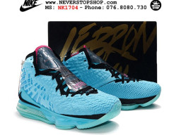 Giày Nike Lebron 17 South Beach nam nữ hàng chuẩn sfake replica 1:1 real chính hãng giá rẻ tốt nhất tại NeverStopShop.com HCM