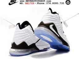 Giày Nike Lebron 17 White Black nam nữ hàng chuẩn sfake replica 1:1 real chính hãng giá rẻ tốt nhất tại NeverStopShop.com HCM
