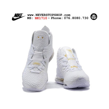 Nike Lebron 17 White Gold