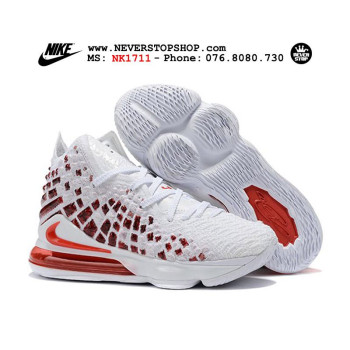 Nike Lebron 17 White Red