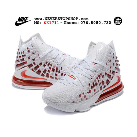 Nike Lebron 17 White Red