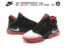 Giày thể thao Nike Lebron 19 Đen Đỏ Full nam cổ thấp sfake replica 1:1 real chính hãng giá rẻ tốt nhất tại NeverStopShop.com HCM