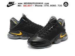 Giày thể thao Nike Lebron 19 Low Đen Gold nam cổ thấp sfake replica 1:1 real chính hãng giá rẻ tốt nhất tại NeverStopShop.com HCM