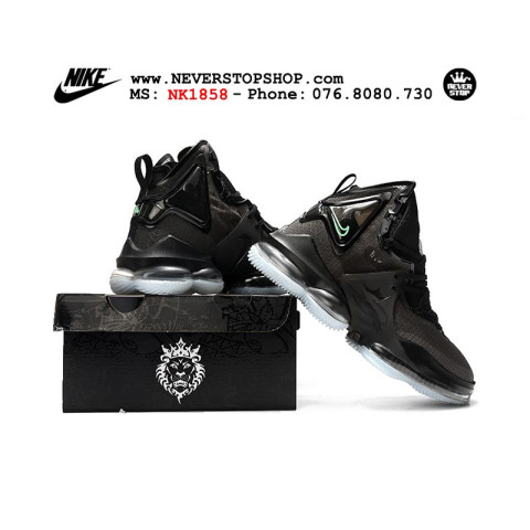 Nike Lebron 19 Black Aqua