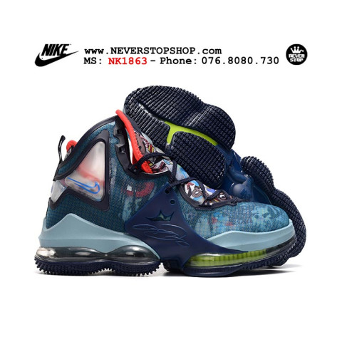 Nike Lebron 19 Fast Food Blue