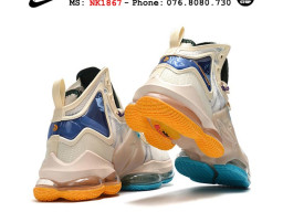 Giày Nike Lebron 19 Trắng Sữa sfake replica 1:1 real chính hãng giá rẻ tốt nhất tại NeverStopShop.com HCM