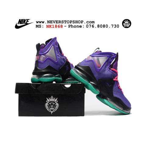 Nike Lebron 19 Purple Teal