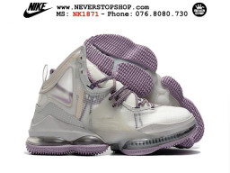 Giày Nike Lebron 19 Trắng Tím sfake replica 1:1 real chính hãng giá rẻ tốt nhất tại NeverStopShop.com HCM