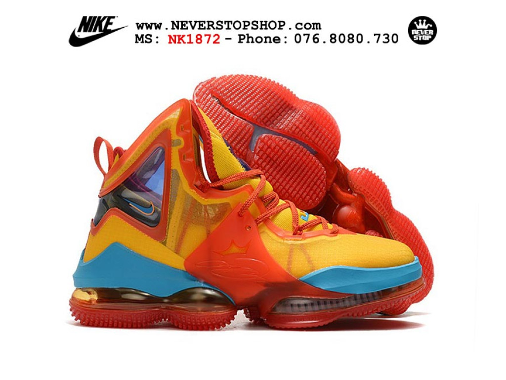 Giày Nike Lebron 19 Cam Vàng sfake replica 1:1 real chính hãng giá rẻ tốt nhất tại NeverStopShop.com HCM