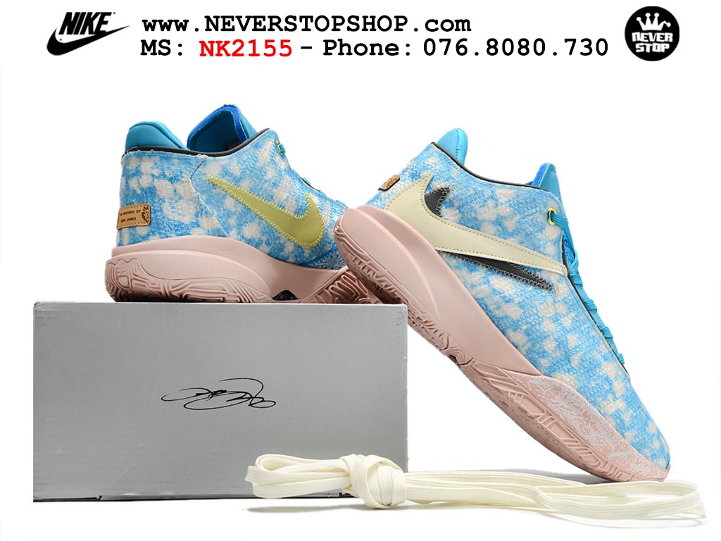 Giày bóng rổ cổ thấp Nike Lebron 20 Xanh Dương Hồng nam chuyên outdoor replica 1:1 real chính hãng giá rẻ tốt nhất tại NeverStopShop.com HCM