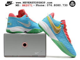 Giày bóng rổ cổ thấp Nike Lebron 20 Xanh Đỏ nam chuyên outdoor replica 1:1 real chính hãng giá rẻ tốt nhất tại NeverStopShop.com HCM