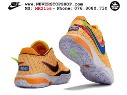 Giày bóng rổ cổ thấp Nike Lebron 20 Cam Trắng nam chuyên outdoor replica 1:1 real chính hãng giá rẻ tốt nhất tại NeverStopShop.com HCM
