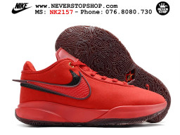 Giày bóng rổ cổ thấp Nike Lebron 20 Đỏ Nâu nam chuyên outdoor replica 1:1 real chính hãng giá rẻ tốt nhất tại NeverStopShop.com HCM