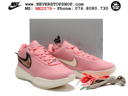 Giày bóng rổ cổ thấp Nike Lebron 20 Hồng Trắng nam chuyên outdoor replica 1:1 real chính hãng giá rẻ tốt nhất tại NeverStopShop.com HCM