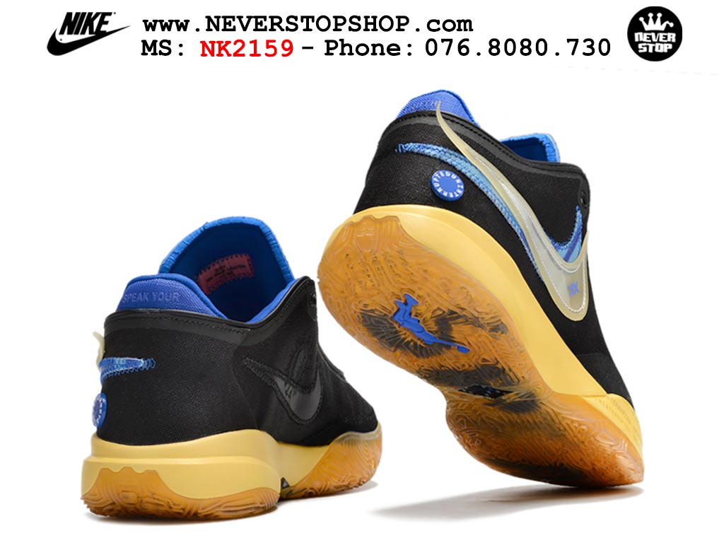 Giày bóng rổ cổ thấp Nike Lebron 20 Đen Vàng nam chuyên outdoor replica 1:1 real chính hãng giá rẻ tốt nhất tại NeverStopShop.com HCM