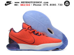 Giày bóng rổ cổ thấp Nike Lebron 21 Đỏ Tím nam chuyên outdoor indoor replica 1:1 real chính hãng giá rẻ tốt nhất tại NeverStopShop.com HCM
